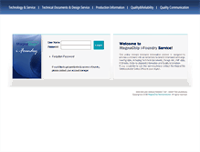Tablet Screenshot of ifoundry.magnachip.com